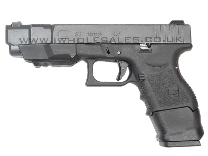 WE 33 Series Gen 3 Gas Blowback Pistol (Black) WE 33 Series Gen 3 Gas Blowback Pistol (Black)